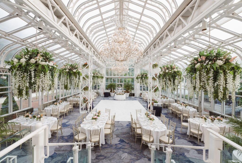 conservatory at the madison hotel new jersey wedding venue glass greenhouse