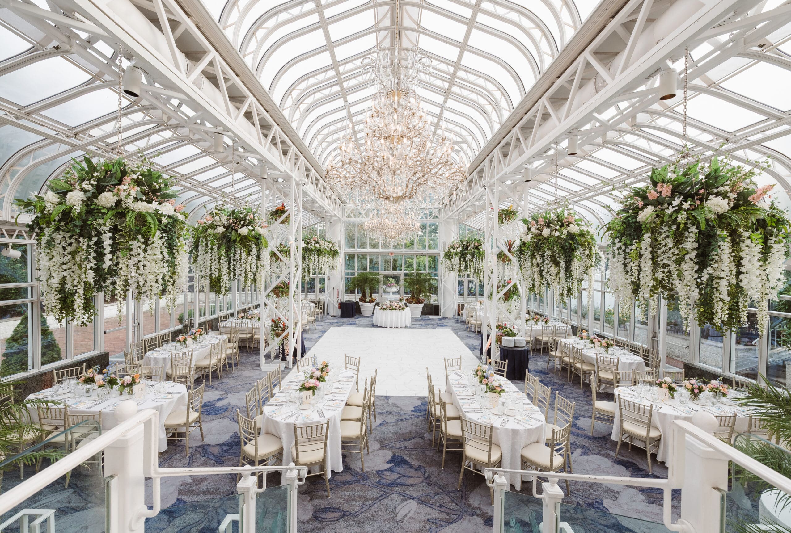 conservatory at the madison hotel new jersey wedding venue glass greenhouse
