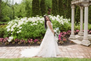 whimsical wedding photos at the hamilton manor nj during summer