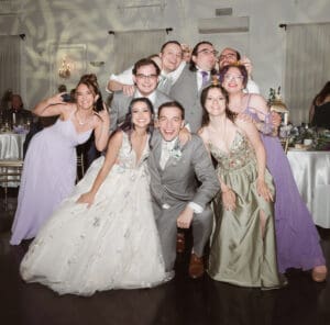 table dash fun photos at the wedding reception