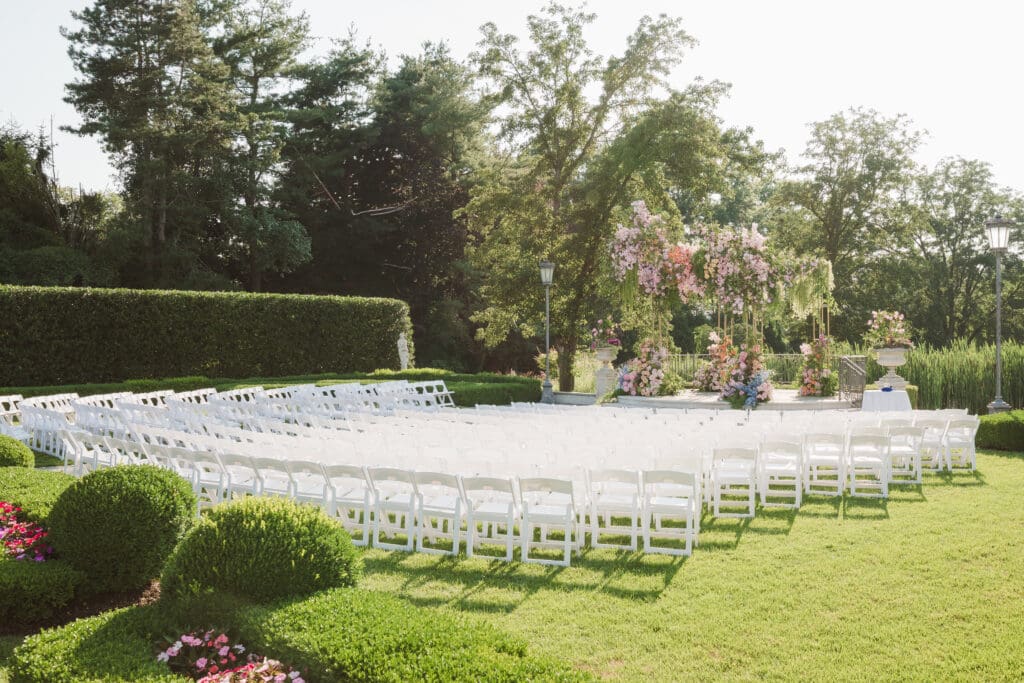 park chateau is dreamy french chateau wedding venue in New Jersey for whimsical photography
