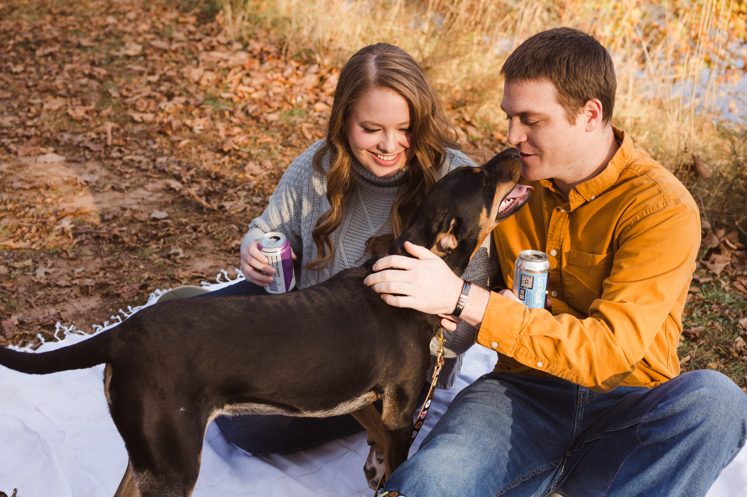 duke-island-park-nj-engagement-photos-with-a-dog-by-suess-moments