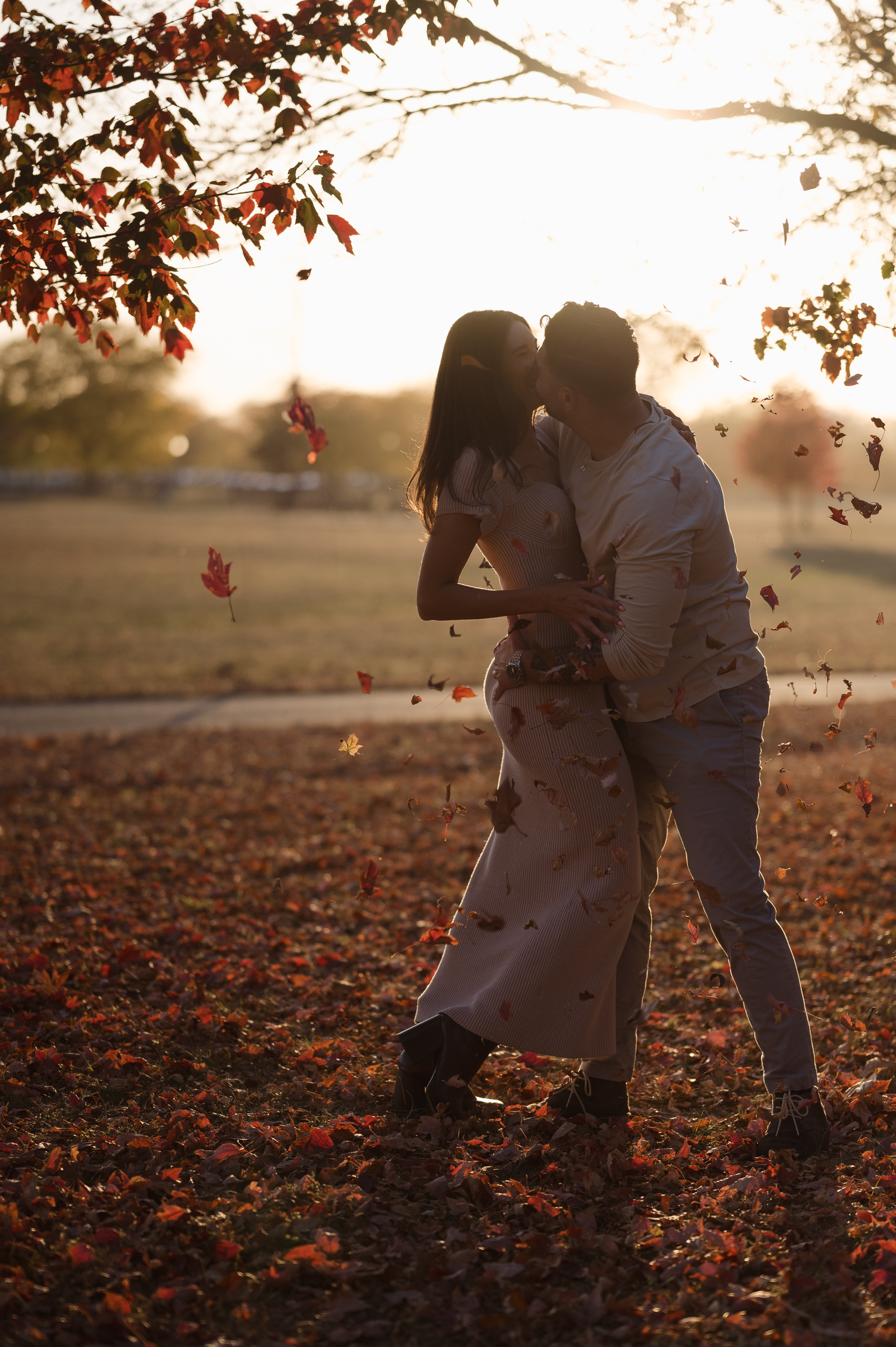 popping-champagne-fall-engagement-photos-in-liberty-state-park-by-suess-moments